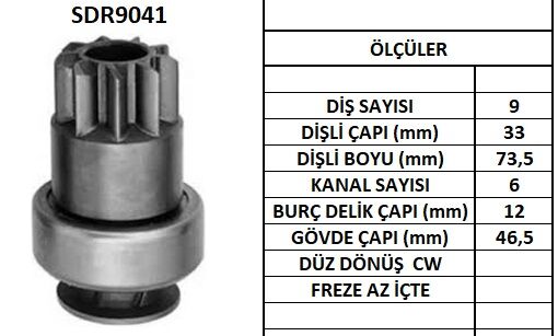 SDR9041  MARS DISLISI-9DIS DAEWOO - CLARK
