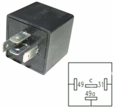 VF284 FLAŞÖR-KLİPSİ 12V 3P FORD