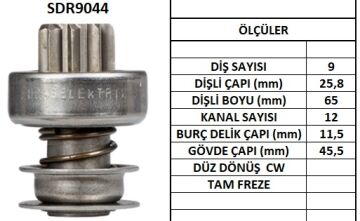 SDR9044  MARS DISLISI-9DIS  CITROEN-FIAT-LANC IA-OPEL-PEUGEOT-RENAULT-SEAT-VOLVO-TALBOT