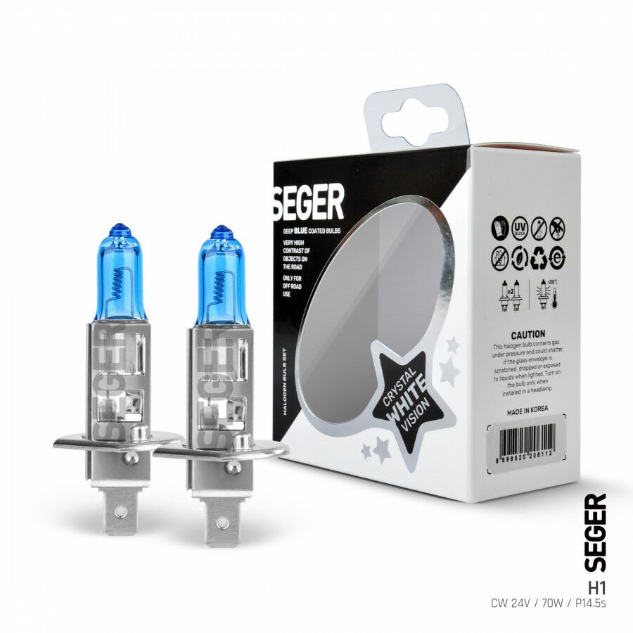 205986 H1 24V 70W (4.500K BEYAZ IŞIK) TAKIM  P14.5S CRYSTAL WHİTE