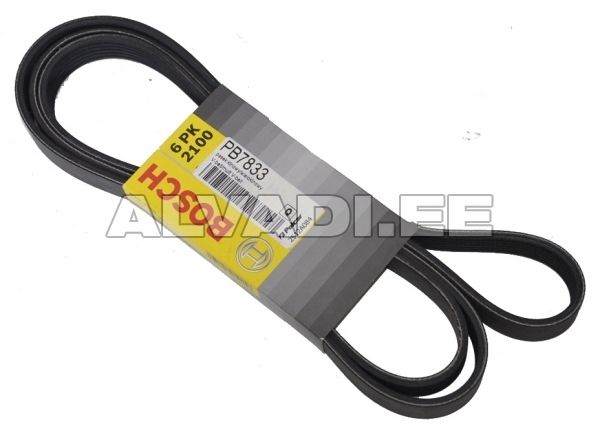 BOSCH_1987947833 Kanallı V-Kayışı6PK2100FORD; MERCEDES-BENZ; VW (VO Focus 1.8i 199808 - 200505; Focus 2.0i 199808 - 200505; Mondeo 1.8i 199808 - 200009; Focus 1.8i Turnier 199811 - 200505; Mondeo 2.0i 199608 - 200009; Mondeo 1.8i 199301 - 199607; LT 35 2.
