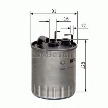 MERCEDES-BENZ A 170 CDI (07.1998 - 02.2001) BOSCH Filtre Seti filitre