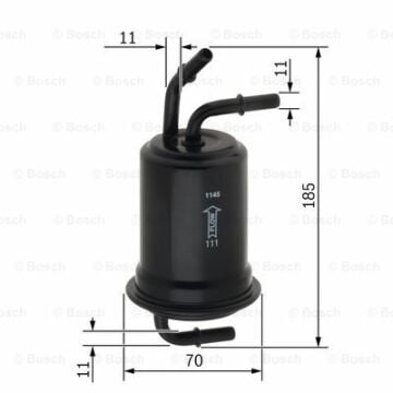 Benzin FiltresiKIA; SAIPA Rio KIA 0K32A20490; KIA 0K30