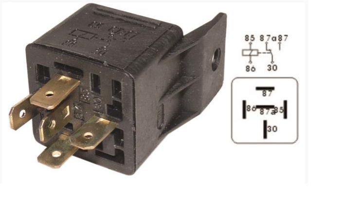 VR0080 ROLE AYAKLI  12V 20/30 AMP.5P.ÇİFT PLATİN