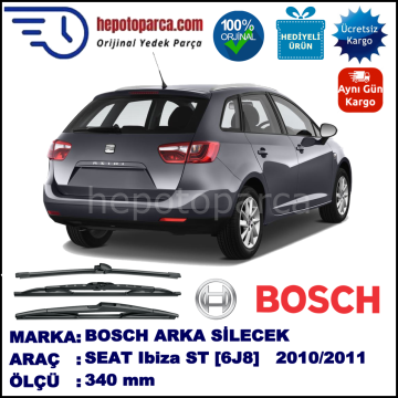 SEAT Ibiza ST [6J8] 340 mm 03.2010-08.2011 BOSCH Arka Silecek