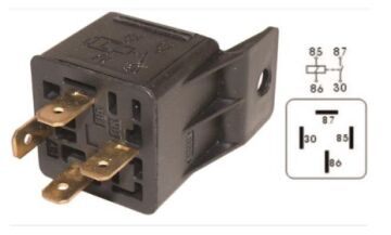VR0340 ROLE AYAKLI  24V 30 AMPER 4P.TEK PLATİN