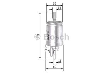 SEAT Alhambra 1.4 TSI (05.2010 - 12.2012) BOSCH Filtre Seti filitre