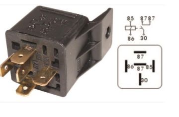 VR0350 ROLE AYAKLI  24V 30 AMPER 5P.TEK PLATİN
