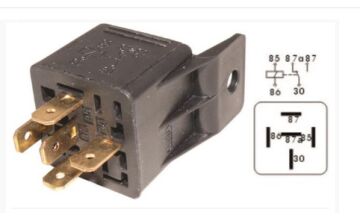 VR0360 ROLE AYAKLI  24V 20/30 AMPER 5P.ÇİFT PLATİN