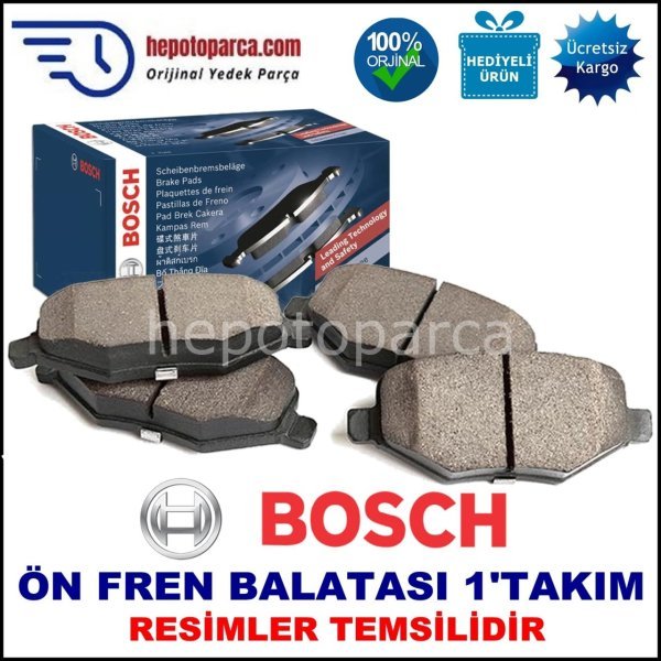 DACIA Sandero 1.2 08.2012 -  ÖN FREN BALATASI BOSCH