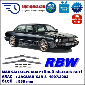 JAGUAR XJR 8  09.1997-09.2002, 530 / - mm.  RBW  ADAPTÖRLÜ MUZ SİLECEK