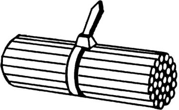 KABLO BAĞI 219*7,6MM SİYAH (100 ADET)