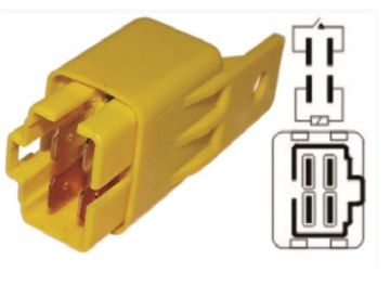VR12124 ROLE 12V.4P.SARI AYAKLI MITSUBISHI/KIA