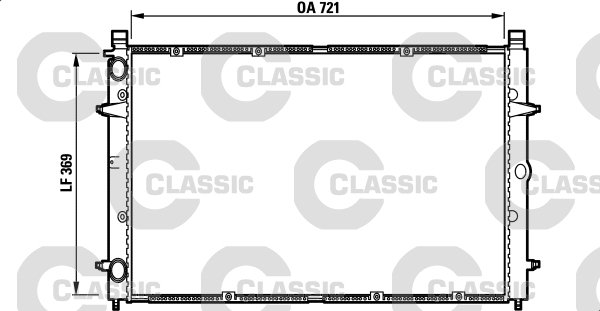 232397 CLASSIC-RADYATÖR VW TRANSPORTER (CLASSIC 732397) 2110210