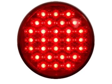 ÇERAY 201311 MODÜLER YUVARLAK DORSE SİNYAL LEDLİ 12V  KIRMIZI