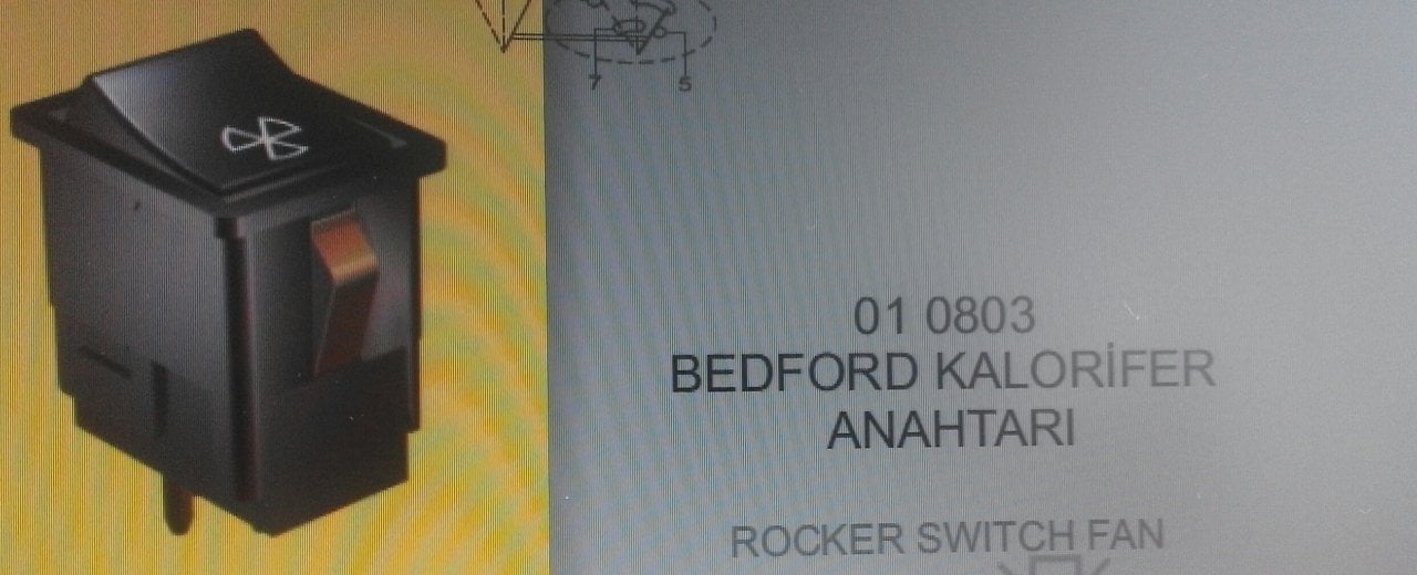 BEDFORD Y.M KALORİFER ANAHTARI