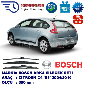 CITROEN C4 [B5] 300 mm 11.2004-08.2010 BOSCH Arka Silecek