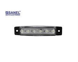 SBB24W6 24V 6 LEDLİ BEYAZ PARMAK LAMBA İnce Dizayn Side Marker  30240024
