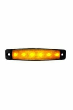 SBB24Y6 24V 6 LEDLİ SARI PARMAK LAMBA İnce Dizayn Side Marker S 30240030