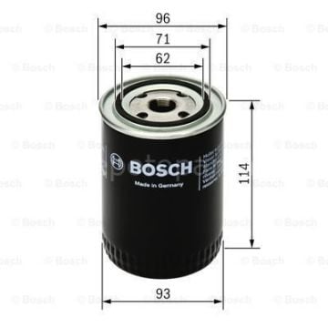 VW (VOLKSWAGEN) Passat 2.8 Variant 10.1999 - 11.2000 BOSCH YAĞ FİLTRESİ filitre