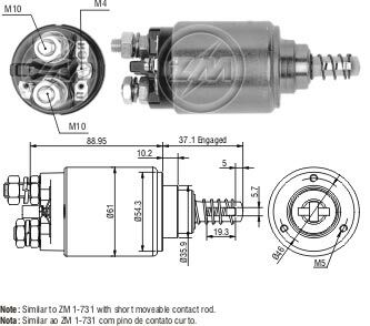 543   MARŞ OTOMATİĞİ 12V MERCEDES VOLVO MAN   KALIN GÖVDE 0,331,402,002
