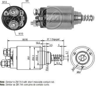 544   MARŞ OTOMATİĞİ 12V DİZEL KALIN GÖVD 2210 MERCEDES 0331402087