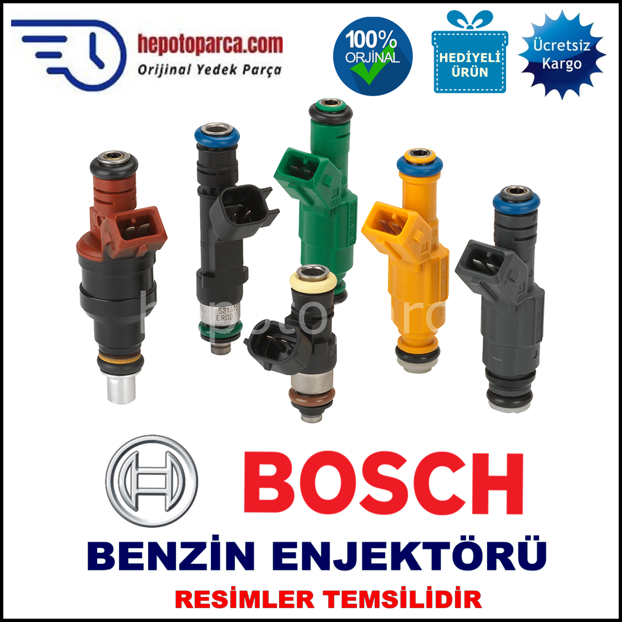 AUDI A1 2.0 TFSI quattro 03.2012-12.2012 BOSCH BENZİN ENJEKTÖRÜ