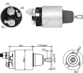571   MARŞ OTOMATİĞİ 12V FORD MERCEDES CİVATALI VW TRANSPORTER 0331303003  F000SH0209