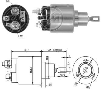 ZM 574   MARŞ OTOMATİĞİ 12V ALFA ROMEO FIAT BMW 13635461 75 27 856