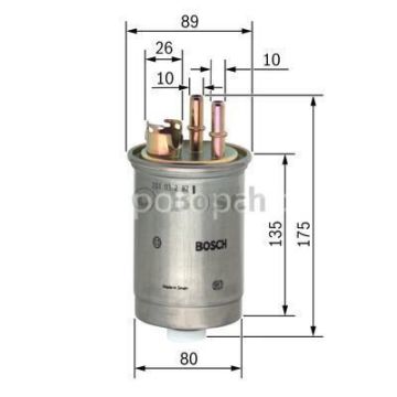 FORD Focus 1.8 TDDi Turnier 01.1999 - 05.2005 BOSCH MAZOT FİLTRESİ