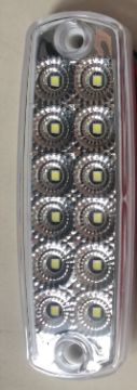 12 LEDLİ SİDE MARKER LAMBA BEYAZ