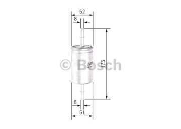 VOLVO C70 2 II T5 (08.2007 - 12.2013) BOSCH Filtre Seti filitre