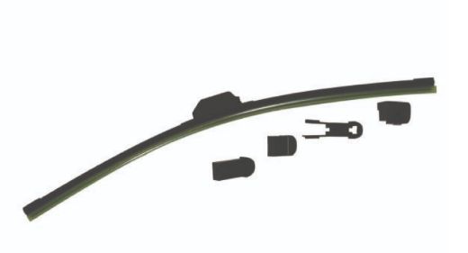 RB5480 SİLECEK SÜPÜRGESİ 480MM TELLI RUZGARLIKLI U IVERSA
