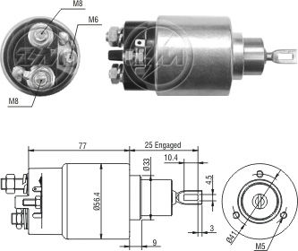 ZM 973   MARŞ OTOMATİĞİ 12V FORD ESCORT F000SH0106