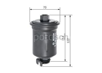 TOYOTA Camry 2.2i 16V (08.1996 - 09.2001) BOSCH Filtre Seti filitre