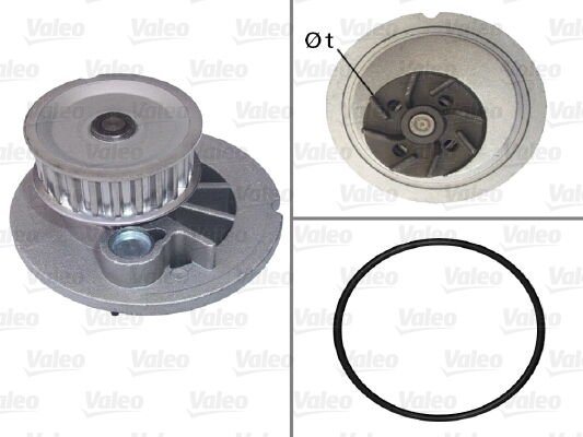 506703 SU POMPASI OPEL CORSA C 1334077 6334035