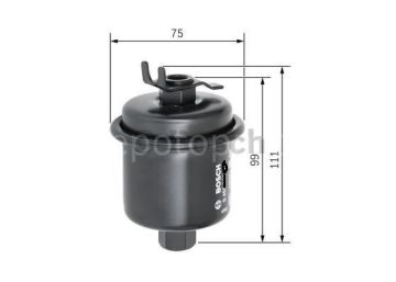 HONDA CR-V CRV 2.0i 4WD (07.2002 - 09.2006) BOSCH Filtre Seti filitre