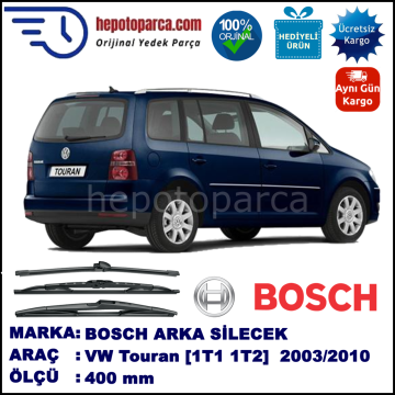 VW Touran [1T1, 1T2] 400 mm 02.2003-05.2010 BOSCH Arka Silecek