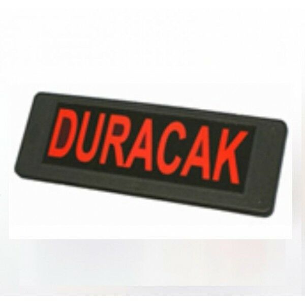 SDIAR12 12V DURACAK GÖSTERGESİ Ledli  135 x 70 x 1 30120003