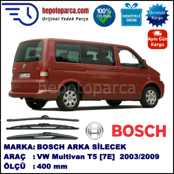 VW Multivan T5 [7H] 400 mm 02.2003-11.2009 BOSCH Arka Silecek