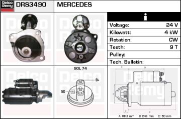 19024258 MARŞ MOTORU 24V JF MERCEDES KAMYON 2521 str 8021 0001368301 5414352327510  A00315113010085    0001368309