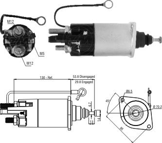 1841 MARŞ OTOMATİĞİ 24V CAT BMC 39MT PROFOSYONEL  KULAKLI 1881 10511409