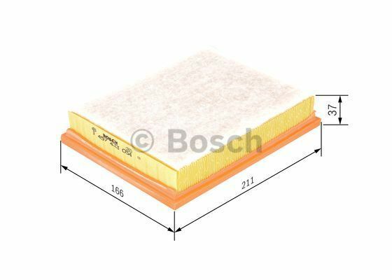 BOSCH_1457433054 Hava Filtresi OPEL; CHEVROLET Corsa; Tigra; Combo; Barina filitre