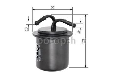 SUBARU XV 1.6 i (09.2011 - 11.2017) BOSCH Filtre Seti filitre
