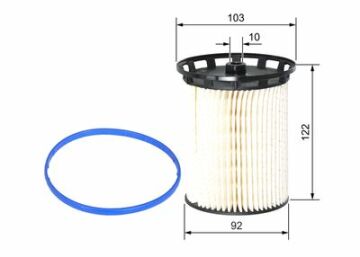 Yakıt Filtresi AUDI, BENTLEY, VW (VOLKSWAGEN)  AUD4M0127434G; BEY4M0127434B; BEY4M0127434G; POR95812743400; VWW4M0127177B; VWW4M0127434B; VWW4M0127