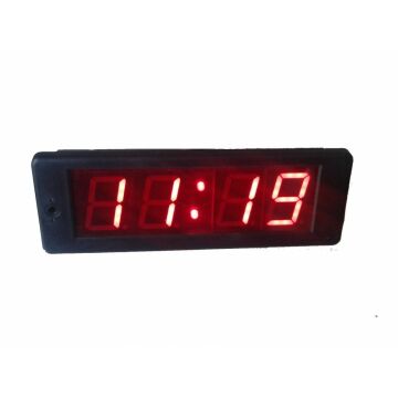 SDSTRK0028 12V/24V KAYAR YAZILI  SAAT KIRMIZI KARE 30060015