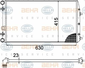 Volkswagen Group - MOTOR SU RADYATÖRÜ SEAT CORDOBA - SEAT IBIZA IV - SEAT IBIZA V - SEAT IBIZA V SPORTCOUPE - SKODA FABIA - SKODA ROOMSTER - VW FOX - VW POLO -  6Q0121253Q  5Z0121253A