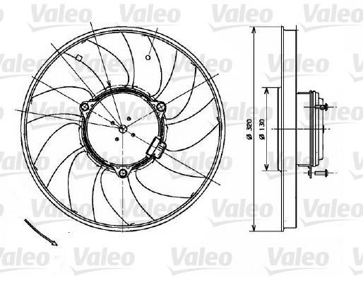 696083 FAN SETİ MERCEDES SPRINTER VW CRAFTER 9065000493