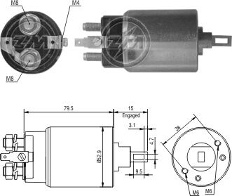 1981 MARŞ OTOMATİĞİ 12V BMC NISSAN LEVENT 2130-77005