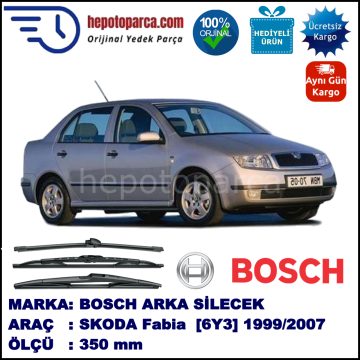 SKODA Fabia [6Y3] 350 mm 09.1999-12.2007 BOSCH Arka Silecek